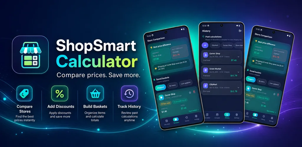 ShopSmart Calculator promotional artwork